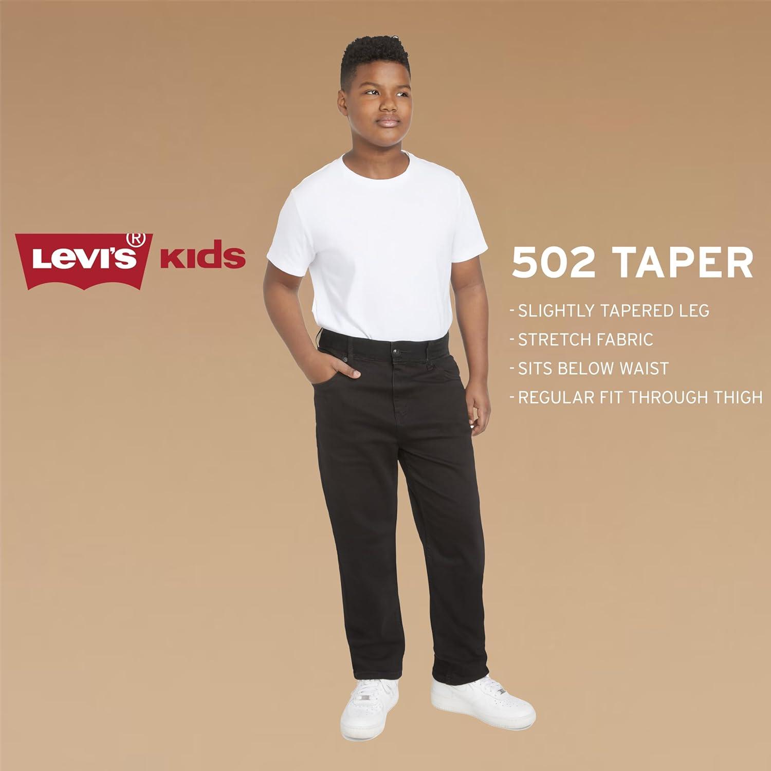 imageLevis Boys 502 Regular Taper Fit Performance JeansFind a Way