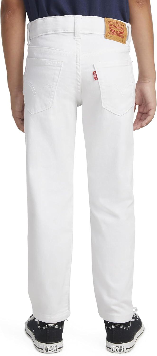 imageLevis Boys 502 Regular Taper Fit Performance JeansWhite
