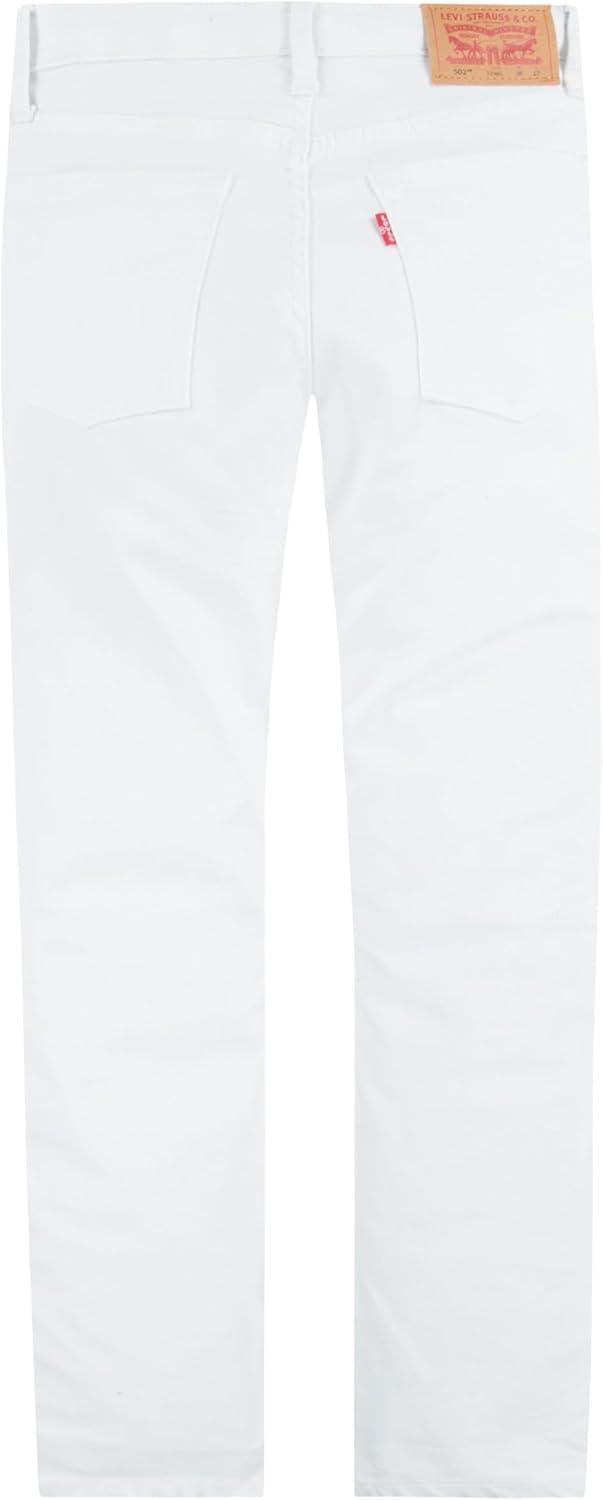 imageLevis Boys 502 Regular Taper Fit Performance JeansWhite