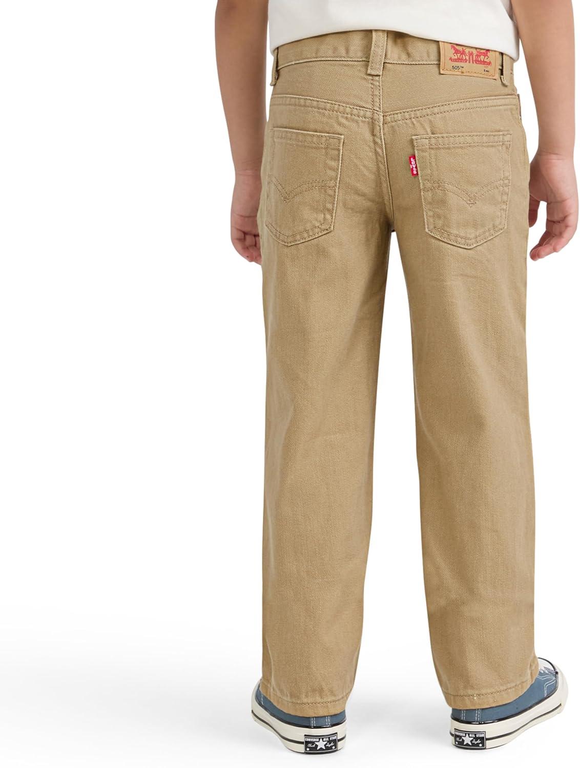 imageLevis Boys 505 Regular Fit JeansBritish Khaki