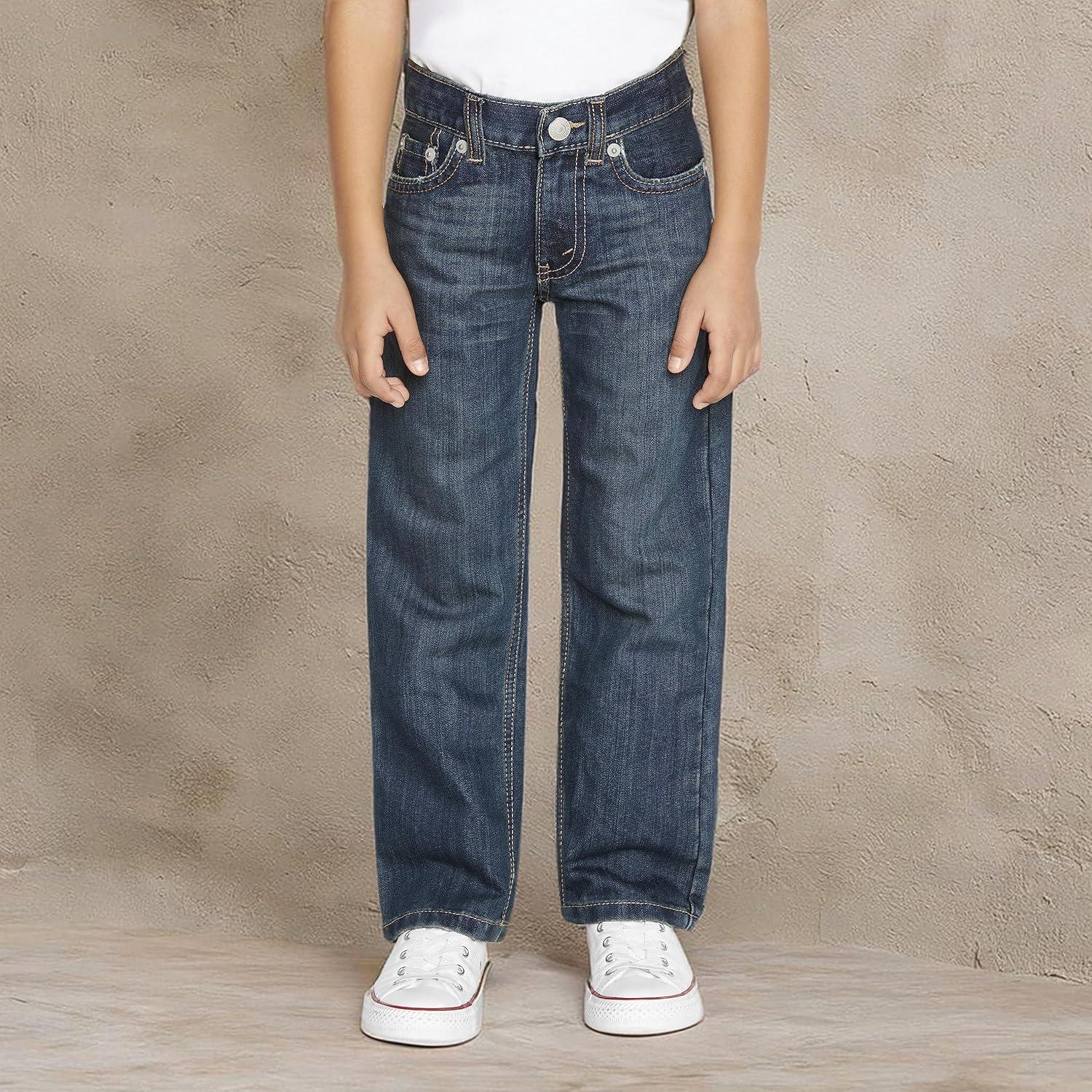 imageLevis Boys 505 Regular Fit JeansCashLittle