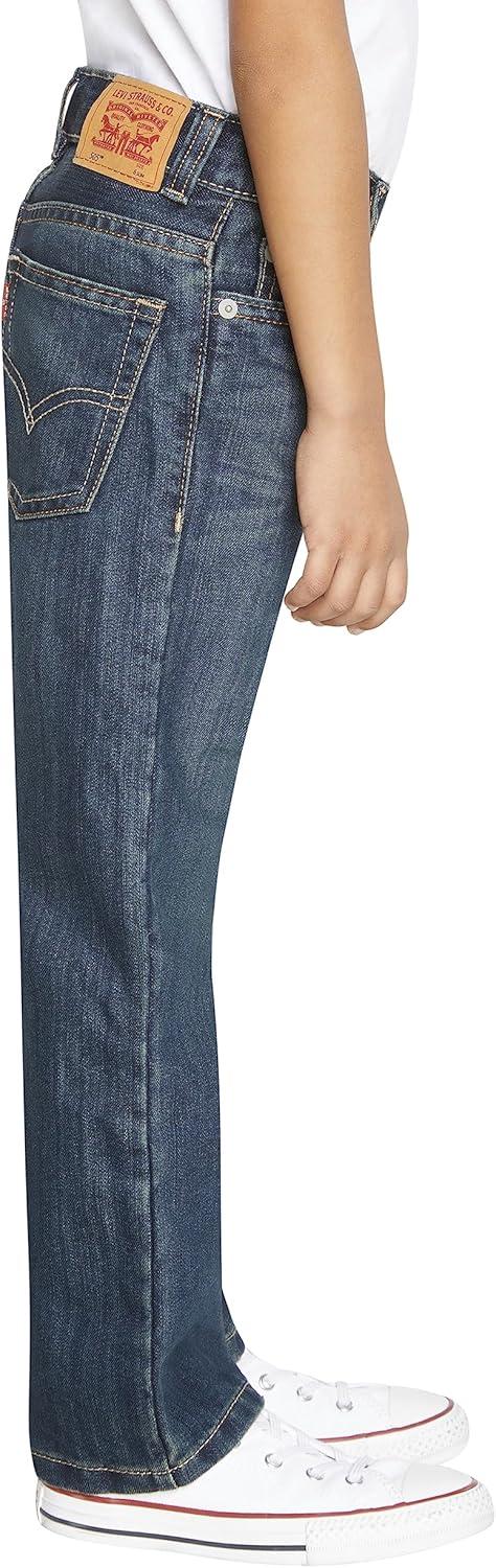 imageLevis Boys 505 Regular Fit JeansCashLittle