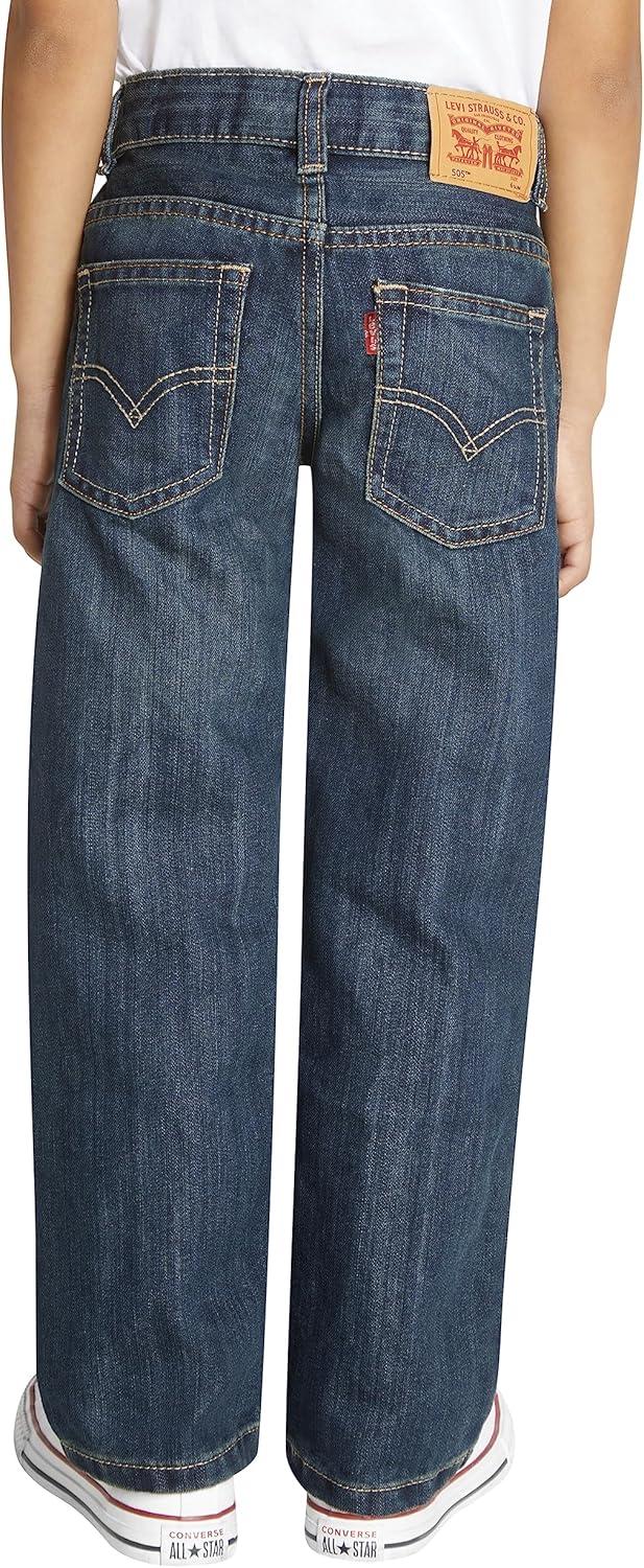 imageLevis Boys 505 Regular Fit JeansCashLittle