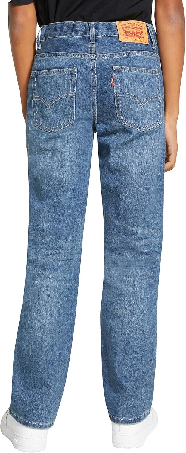 imageLevis Boys 505 Regular Fit JeansClouded Tonesbig Boy