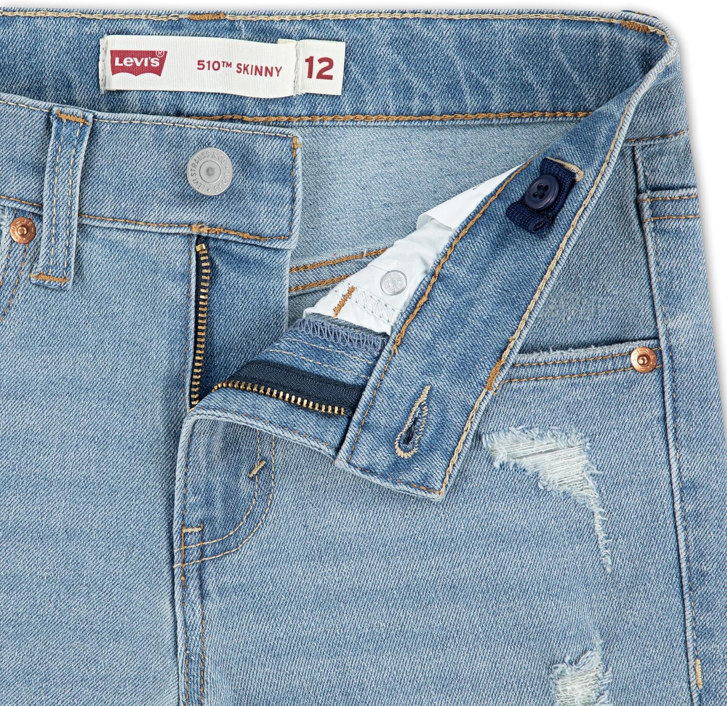 imageLevis Boys 510 Skinny Fit Destructed JeansGummy Bears