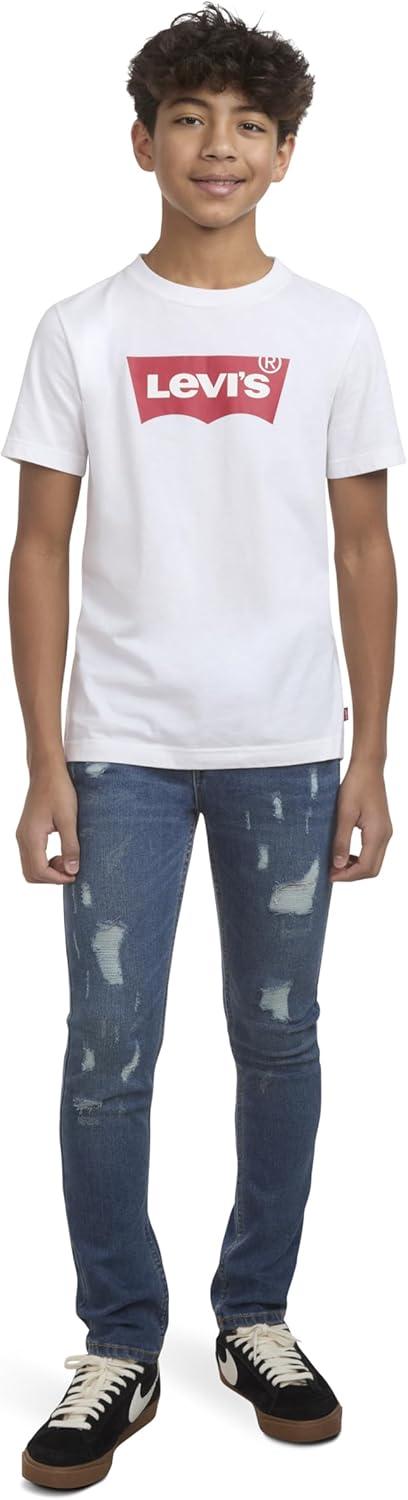 imageLevis Boys 510 Skinny Fit Destructed JeansShredded