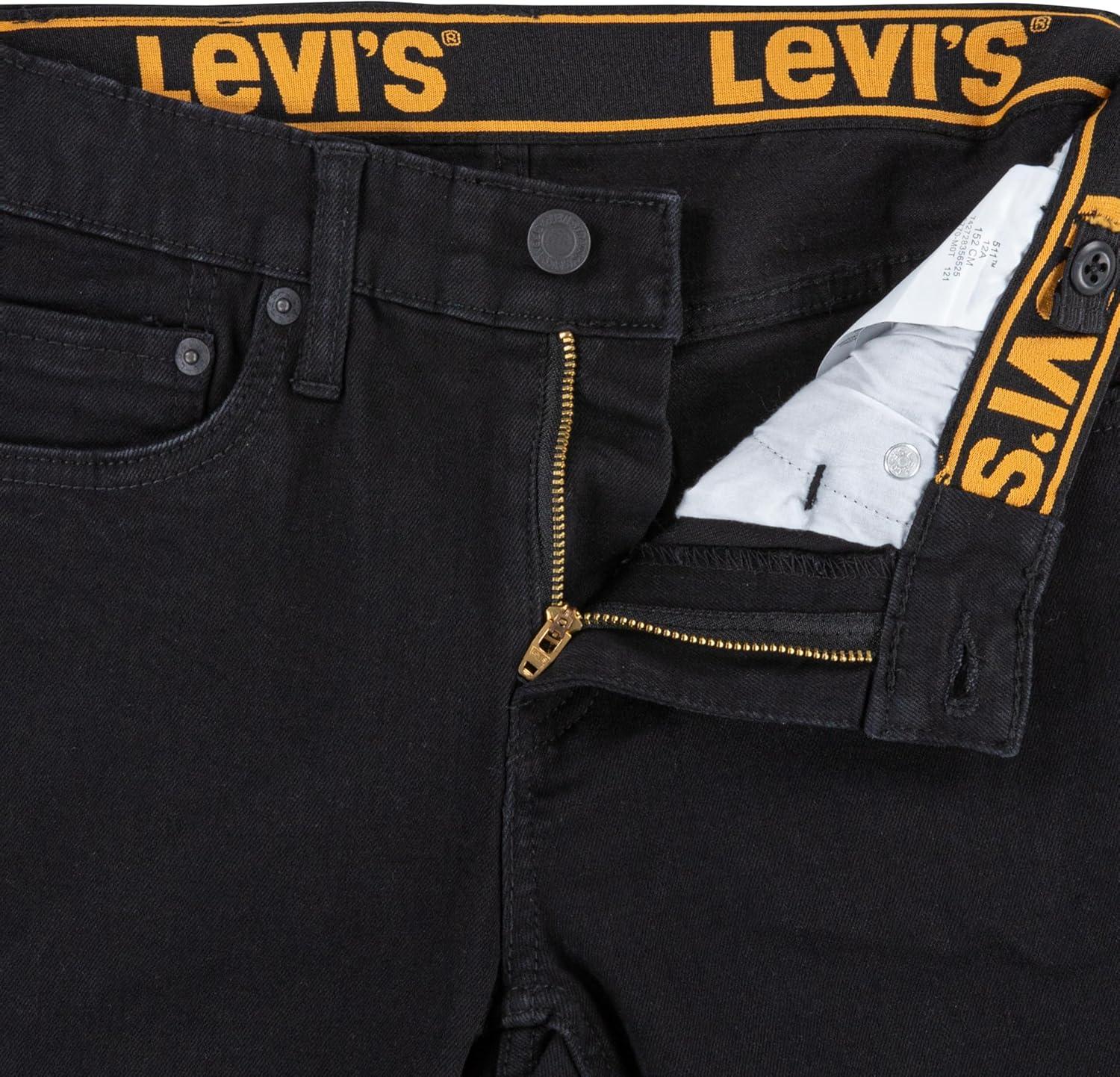 imageLevis Boys 510 Skinny Fit Performance JeansBlack Stretch