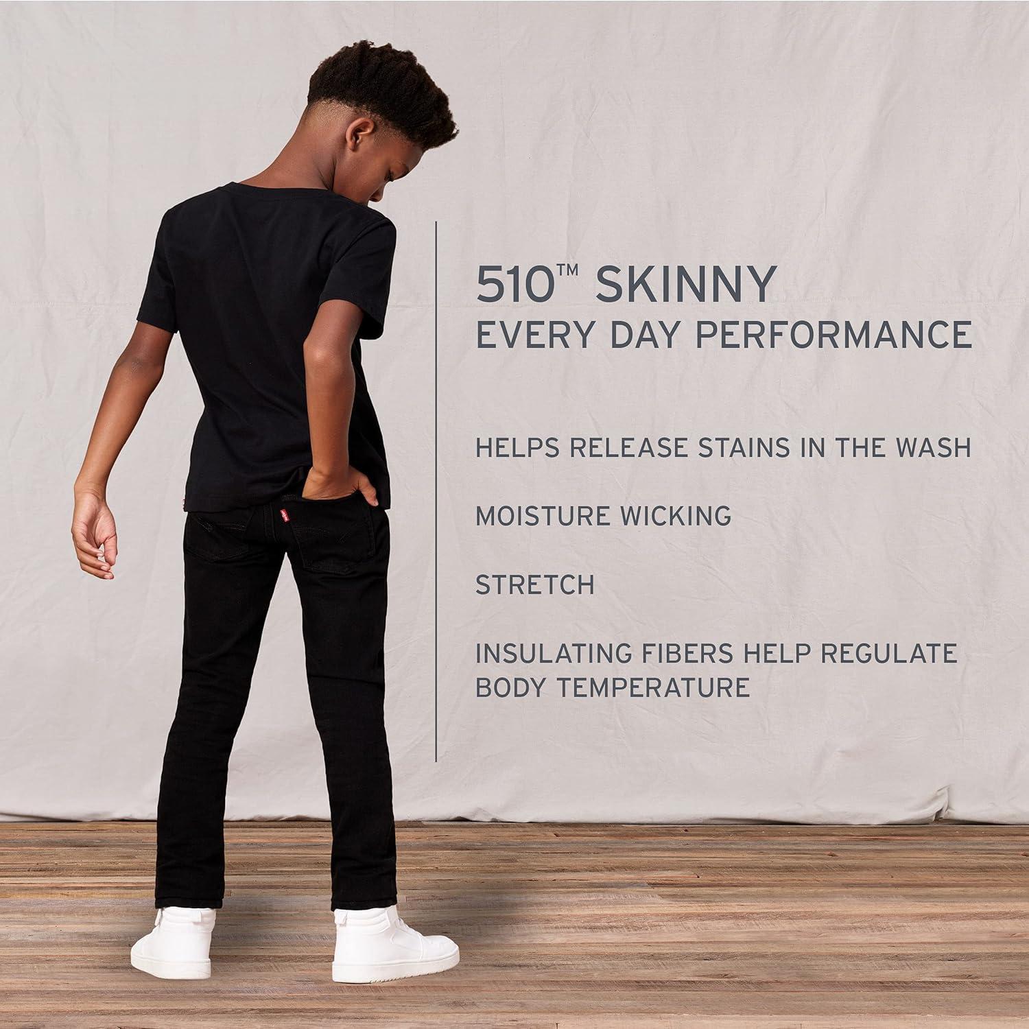 imageLevis Boys 510 Skinny Fit Performance JeansMilestone