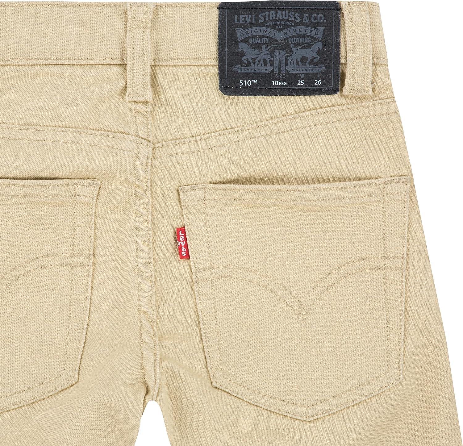 imageLevis Boys 510 Skinny Fit Performance JeansPale Khaki