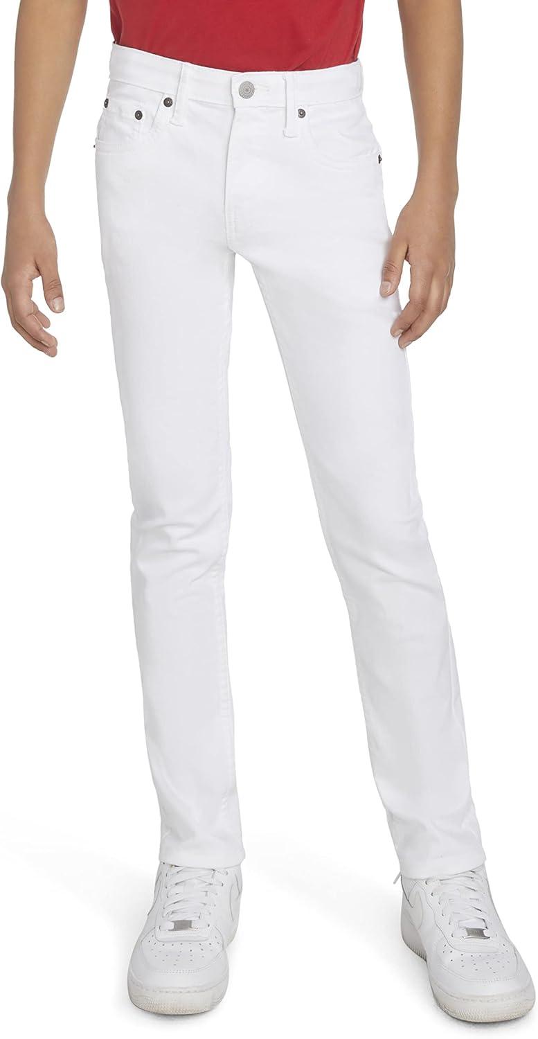imageLevis Boys 510 Skinny Fit Performance JeansWhite