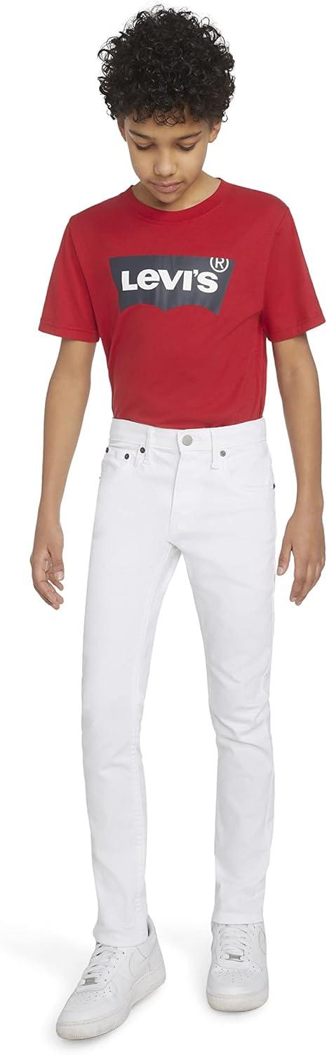 imageLevis Boys 510 Skinny Fit Performance JeansWhite