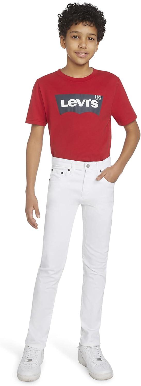 imageLevis Boys 510 Skinny Fit Performance JeansWhite