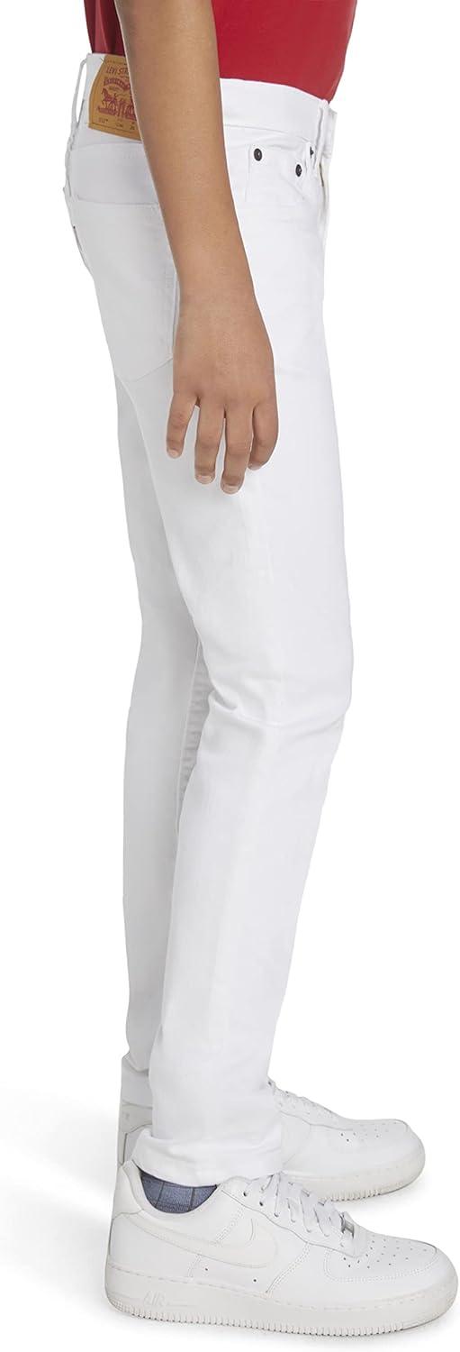 imageLevis Boys 510 Skinny Fit Performance JeansWhite