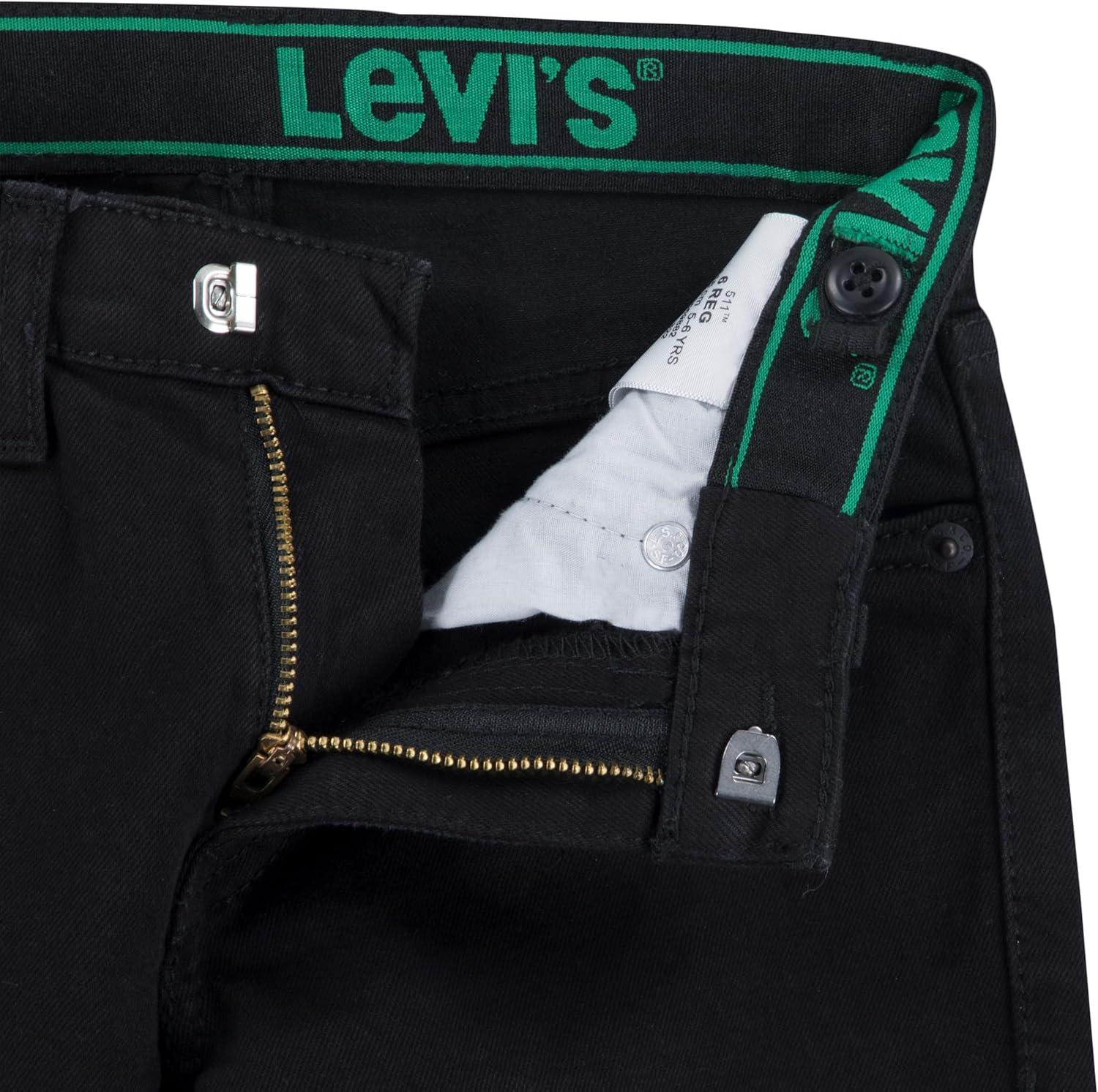 imageLevis Boys 511 Slim Fit Performance JeansBlack Stretch