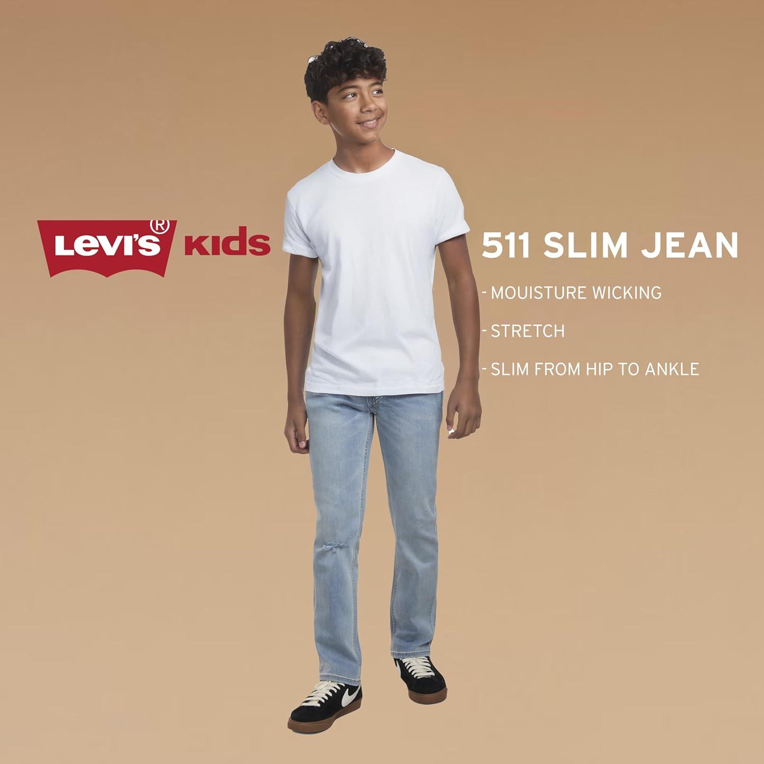 imageLevis Boys 511 Slim Fit Performance JeansPothole