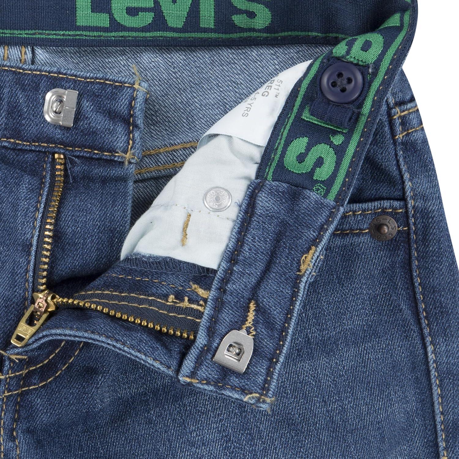 imageLevis Boys 511 Slim Fit Performance JeansWell Worn