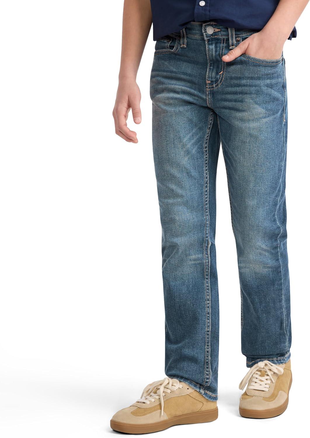 imageLevis Boys 511 Slim Fit Performance JeansWell Worn