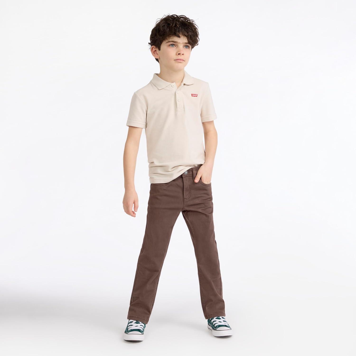 imageLevis Boys 511 Slim Fit Uniform PantsHot Chocolate