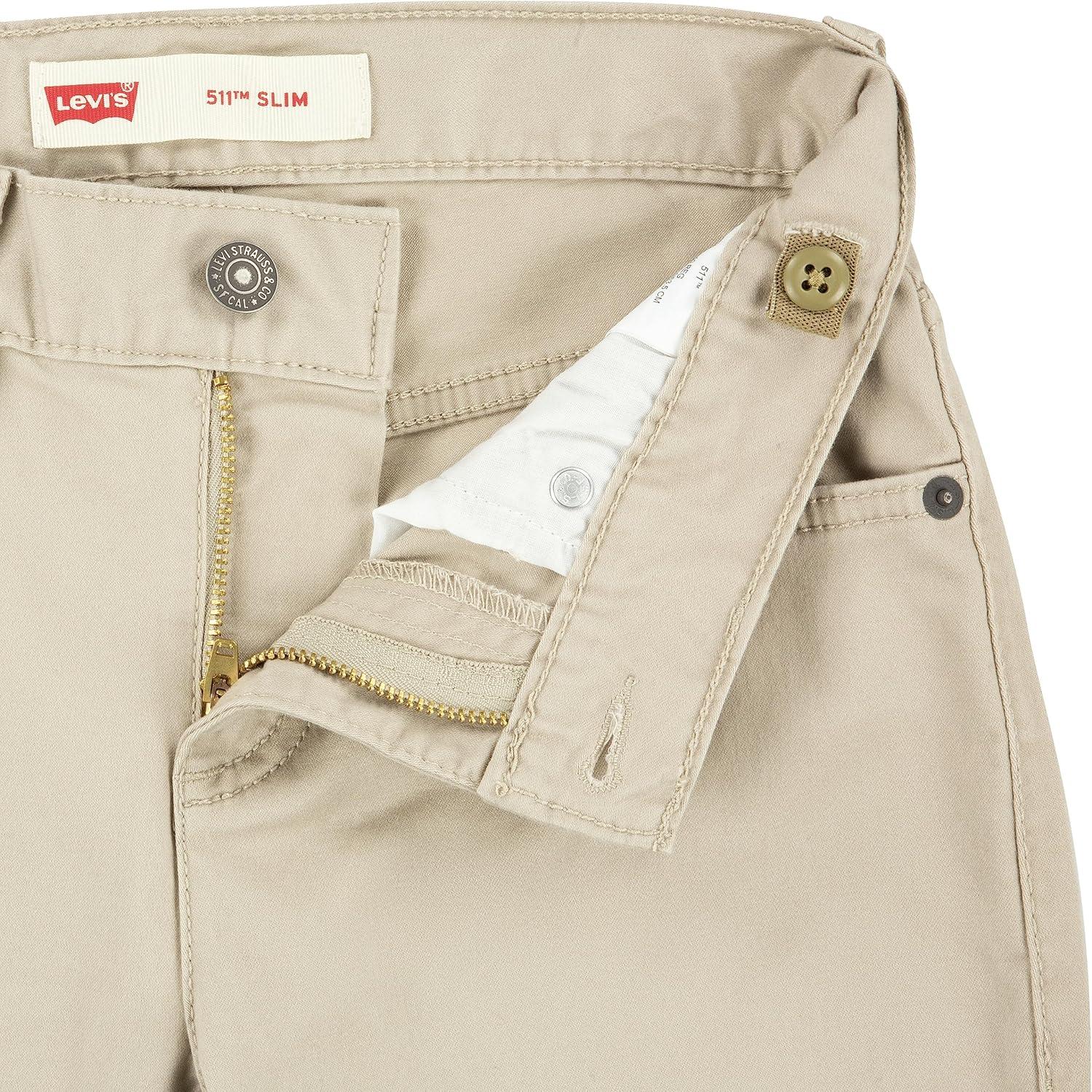 imageLevis Boys 511 Slim Fit Uniform PantsPlaza Taupe