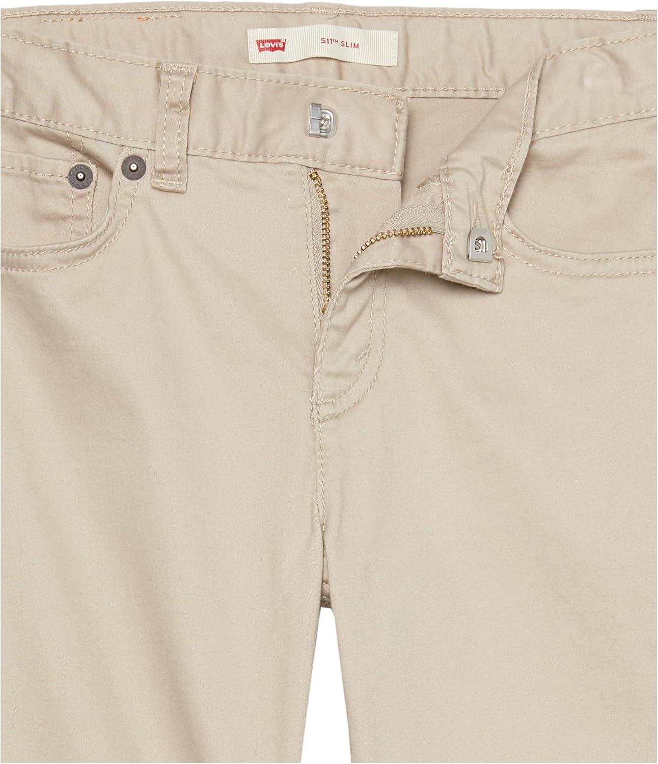 imageLevis Boys 511 Slim Fit Uniform PantsPlaza Taupe