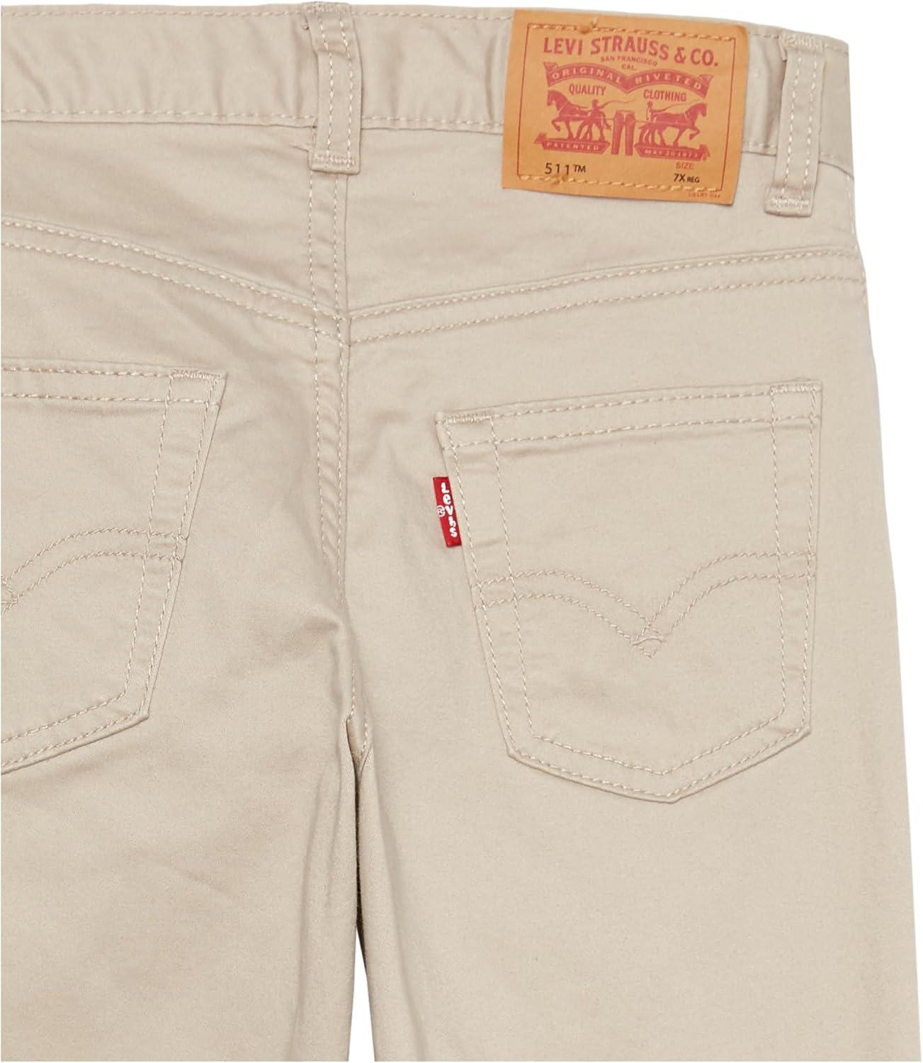 imageLevis Boys 511 Slim Fit Uniform PantsPlaza Taupe