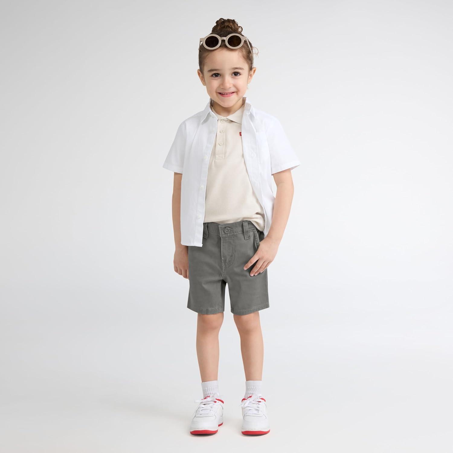 imageLevis Boys 511 Slim Fit Uniform ShortsDark Gull Grey