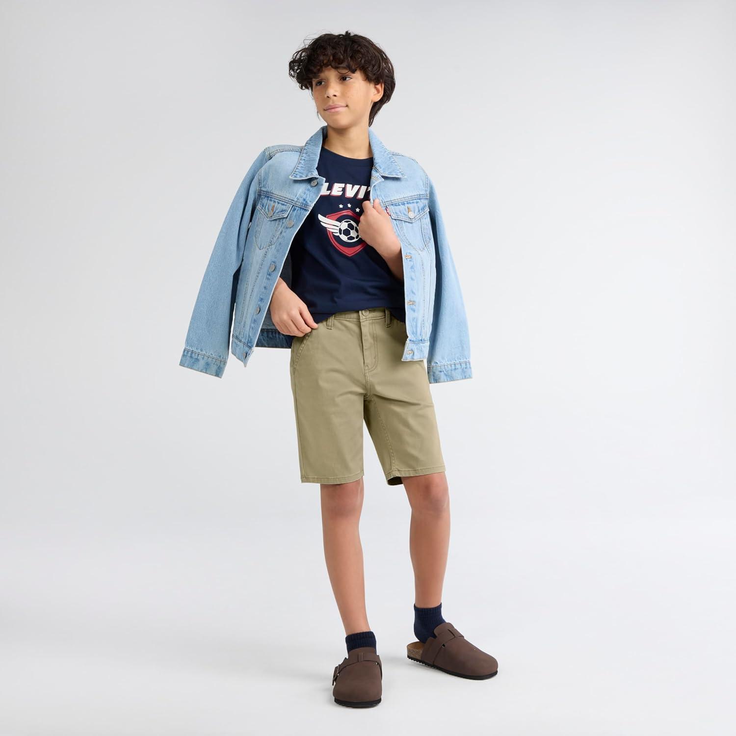 imageLevis Boys 511 Slim Fit Uniform ShortsHarvest Gold