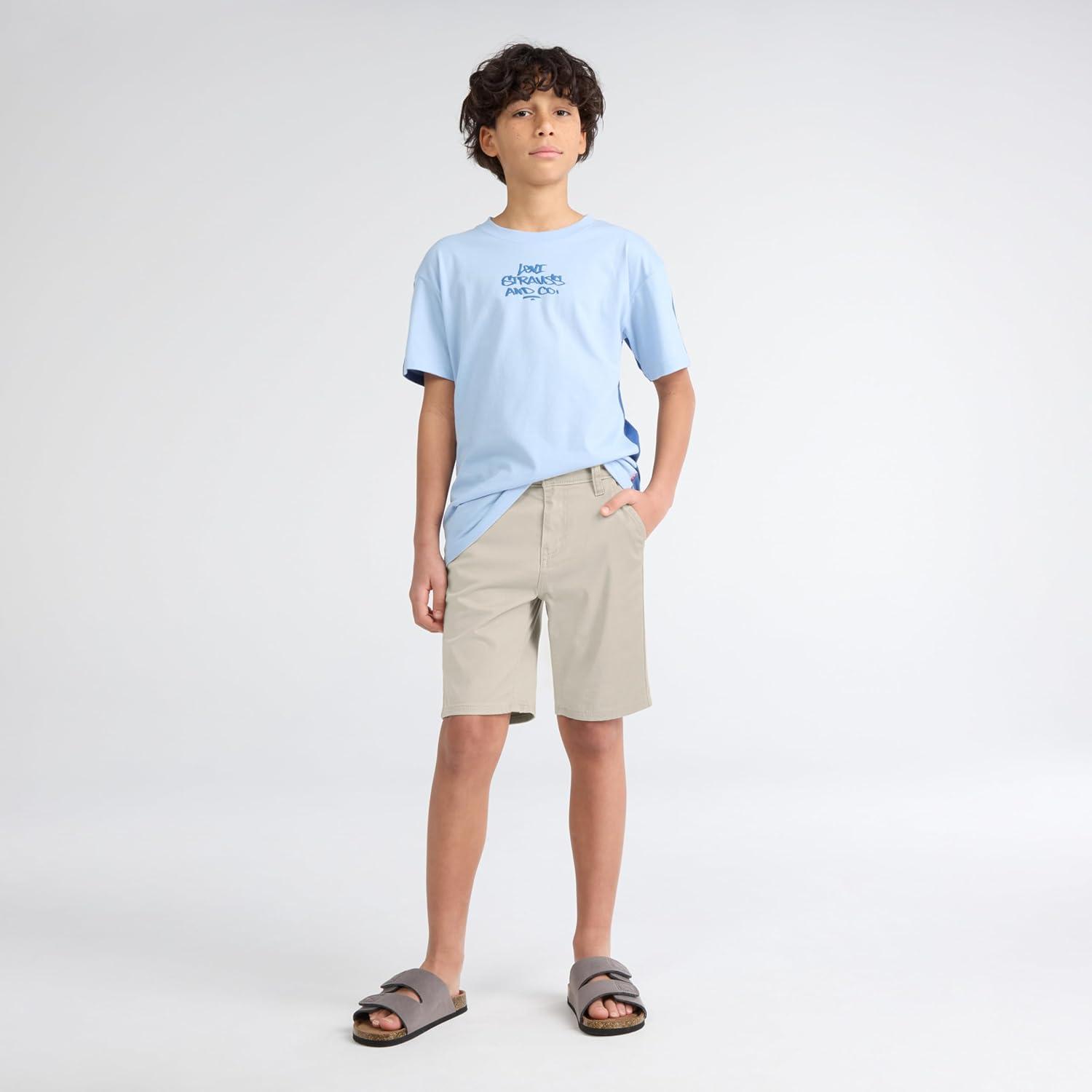 imageLevis Boys 511 Slim Fit Uniform ShortsPlaza Taupe