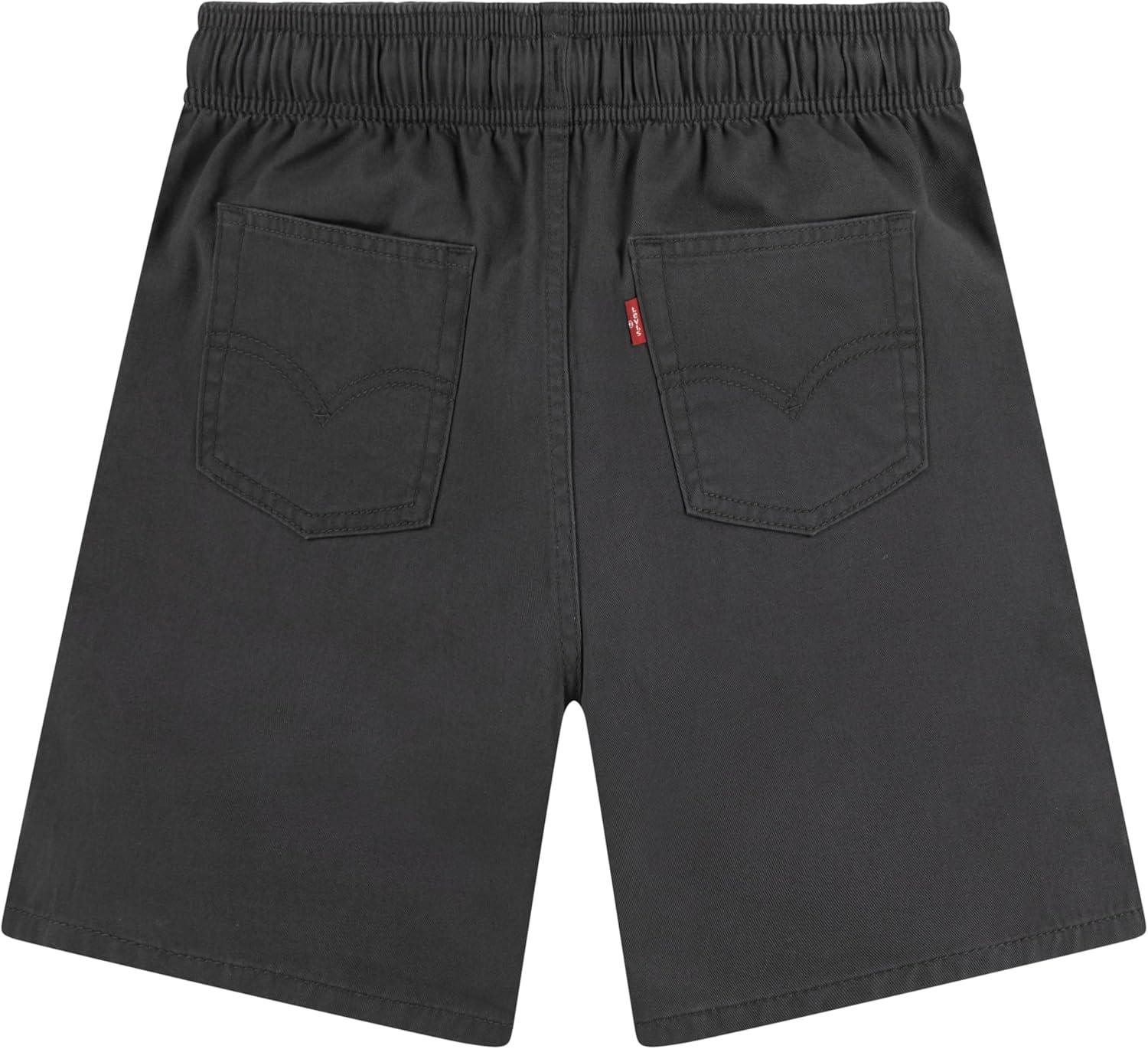 imageLevis Boys Boys Pull on Twill ShortsBlack Oyster