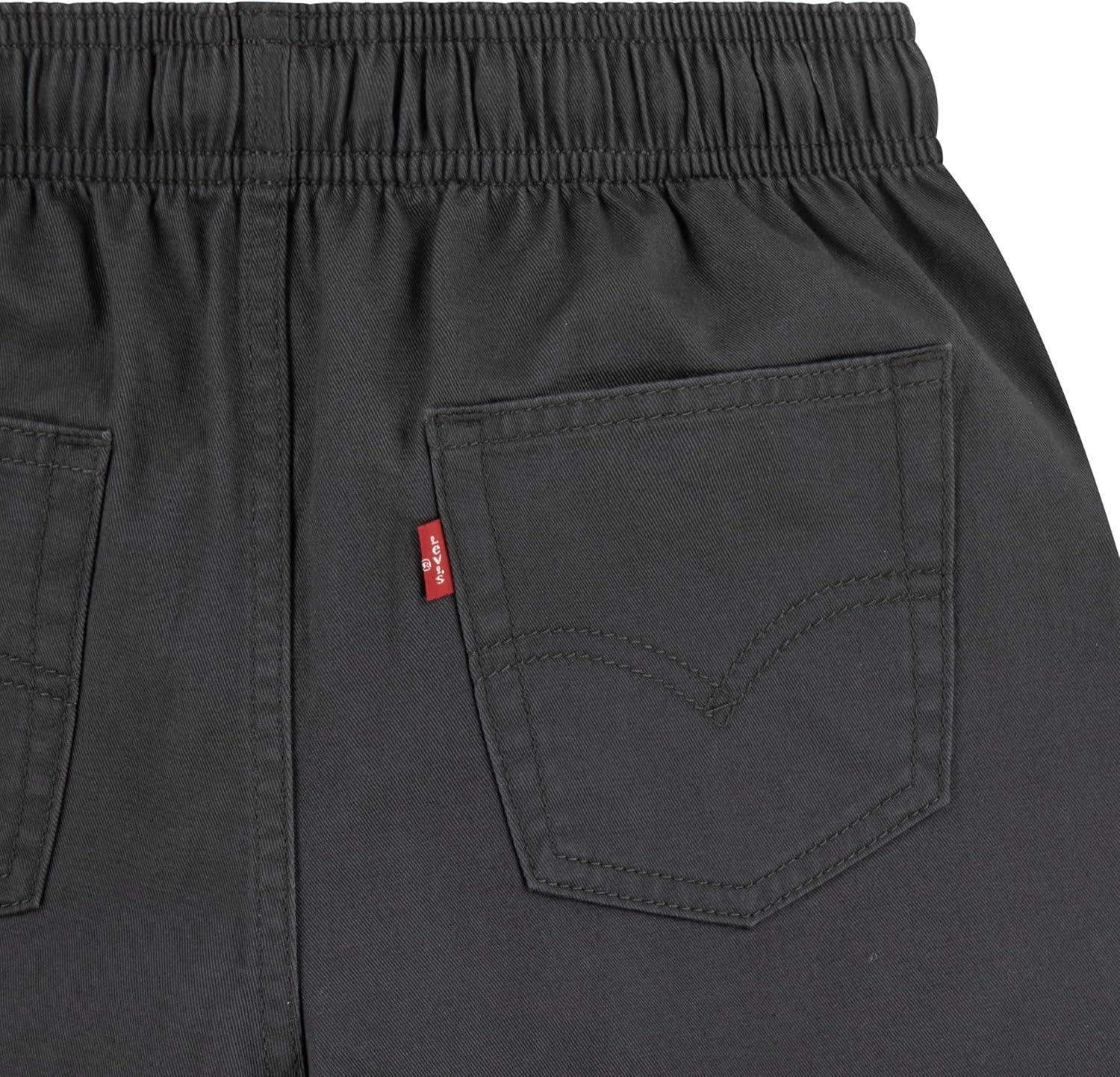 imageLevis Boys Boys Pull on Twill ShortsBlack Oyster