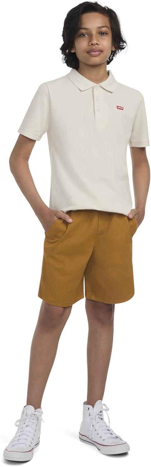 imageLevis Boys Boys Pull on Twill ShortsCathay Spice