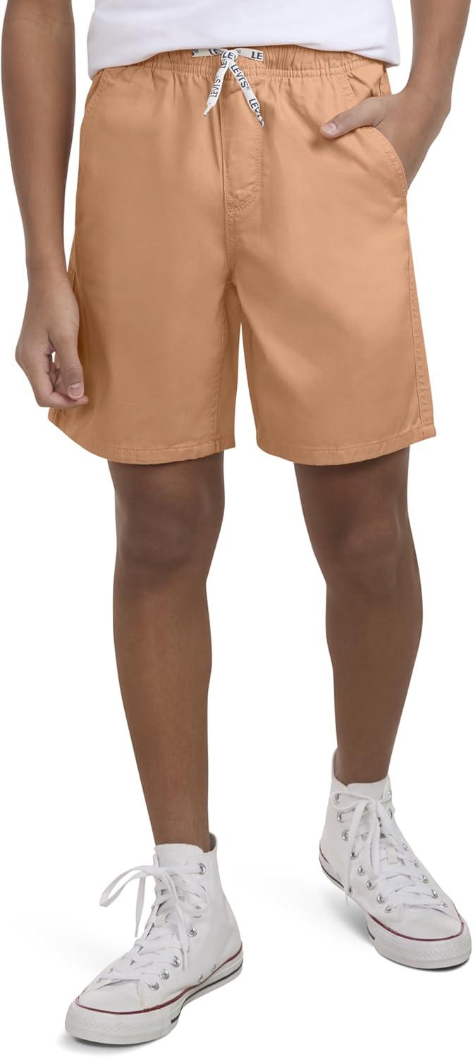 imageLevis Boys Boys Pull on Twill ShortsPeach Bloom