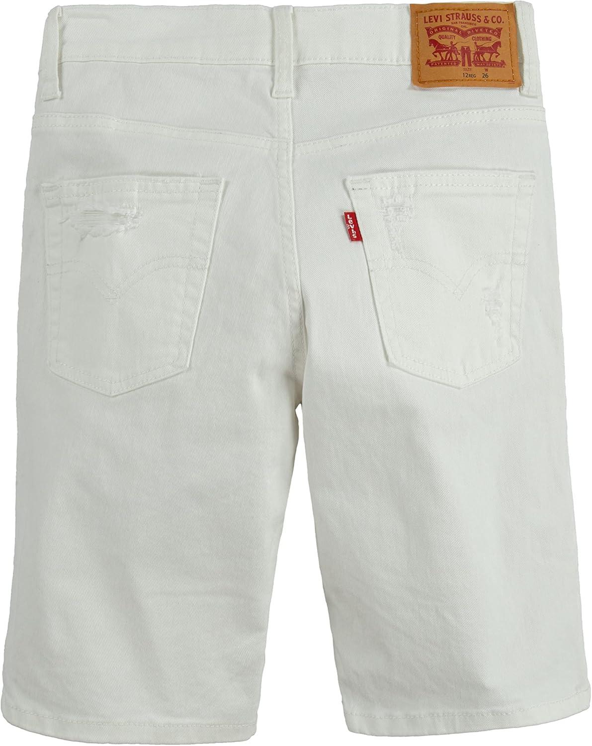 imageLevis Boys Boys Slim Fit Denim ShortsWhite
