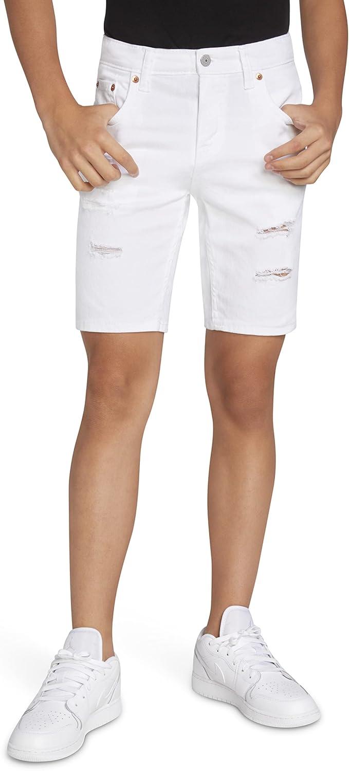 imageLevis Boys Boys Slim Fit Denim ShortsWhite
