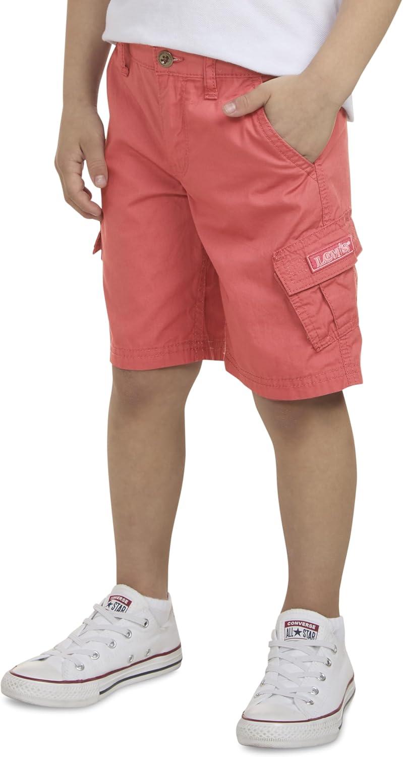 imageLevis Boys Cargo ShortsMineral Red