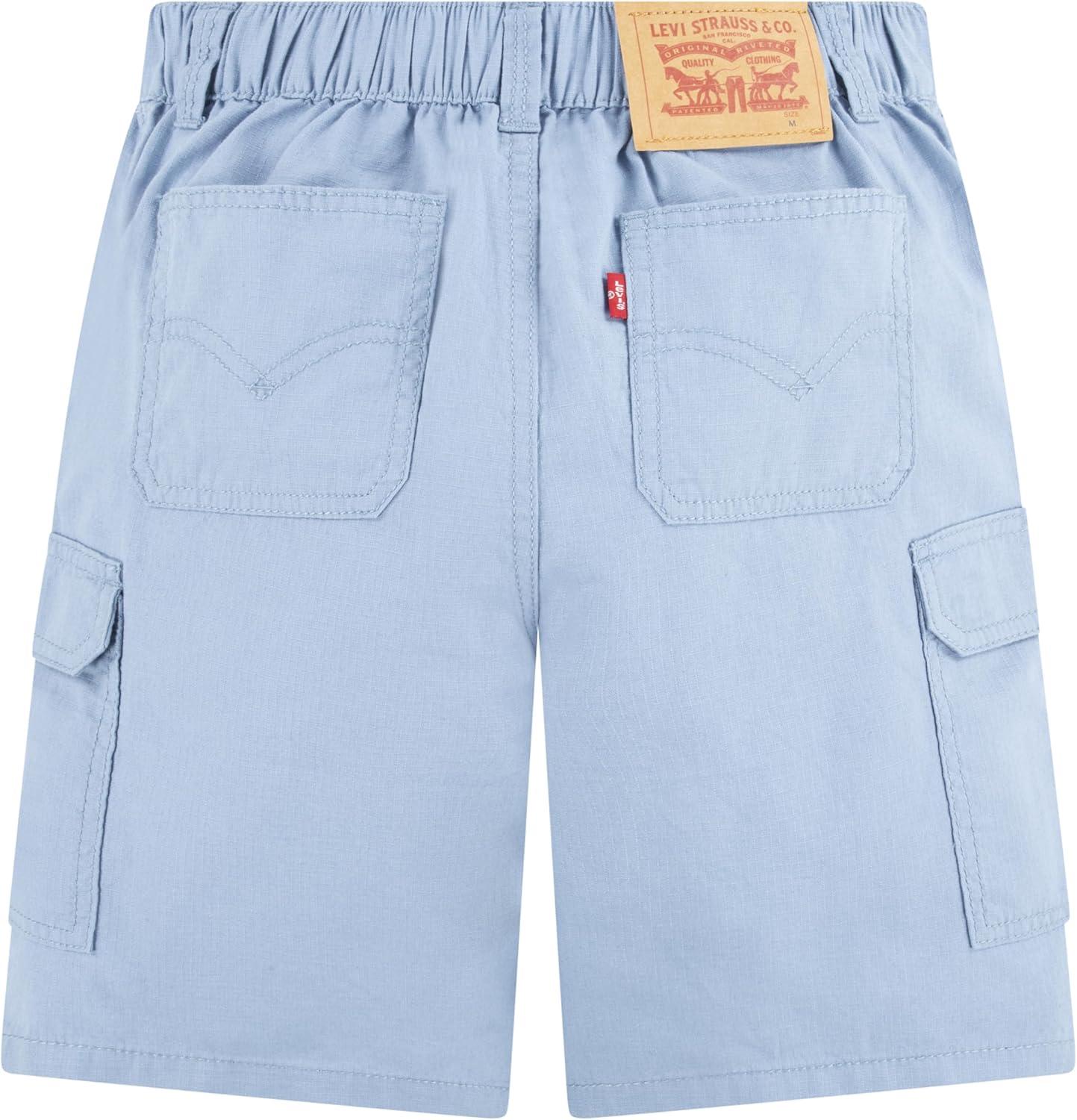 imageLevis Boys Pull on Cargo ShortsFaded Denim