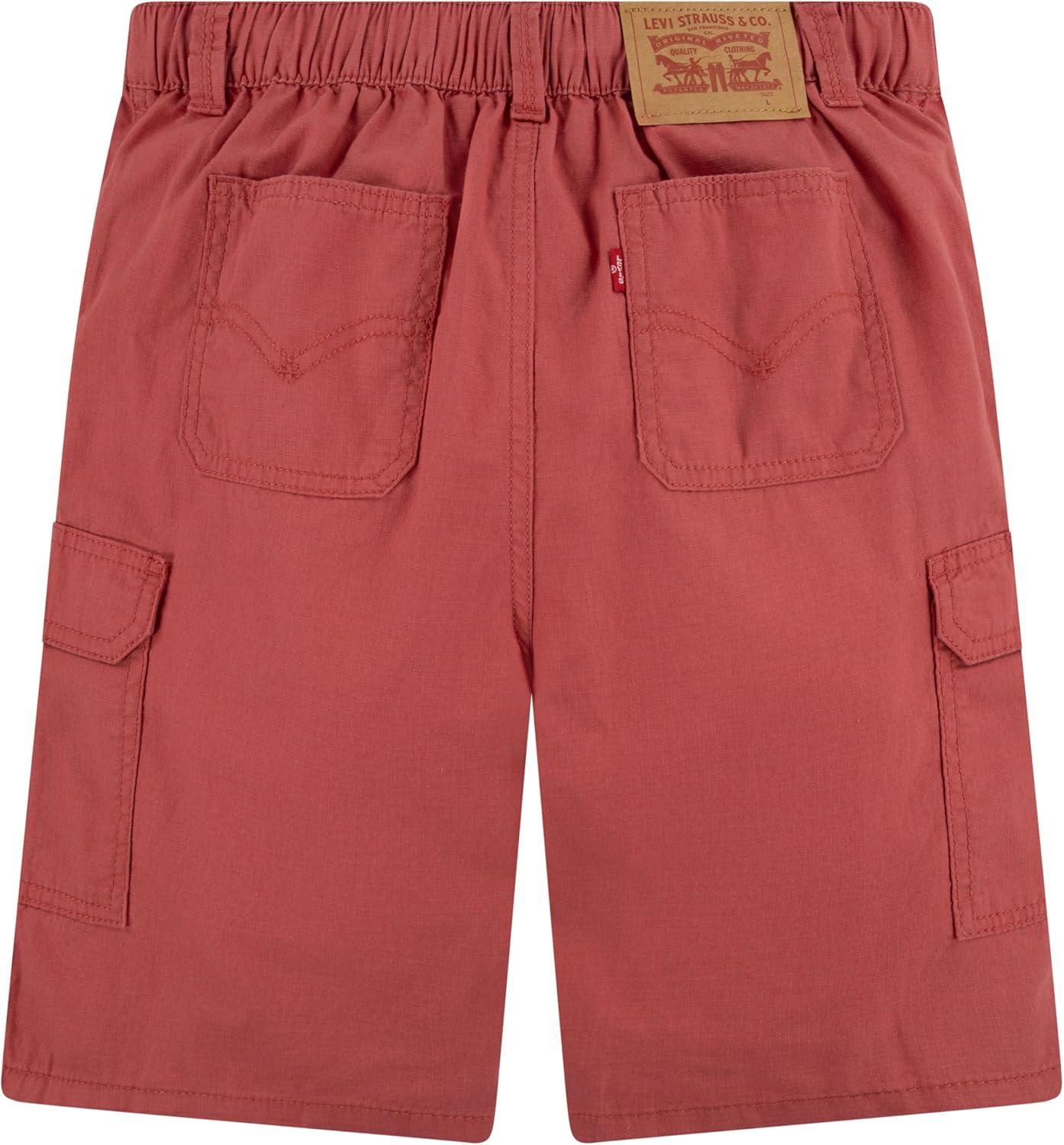 imageLevis Boys Pull on Cargo ShortsMineral Red
