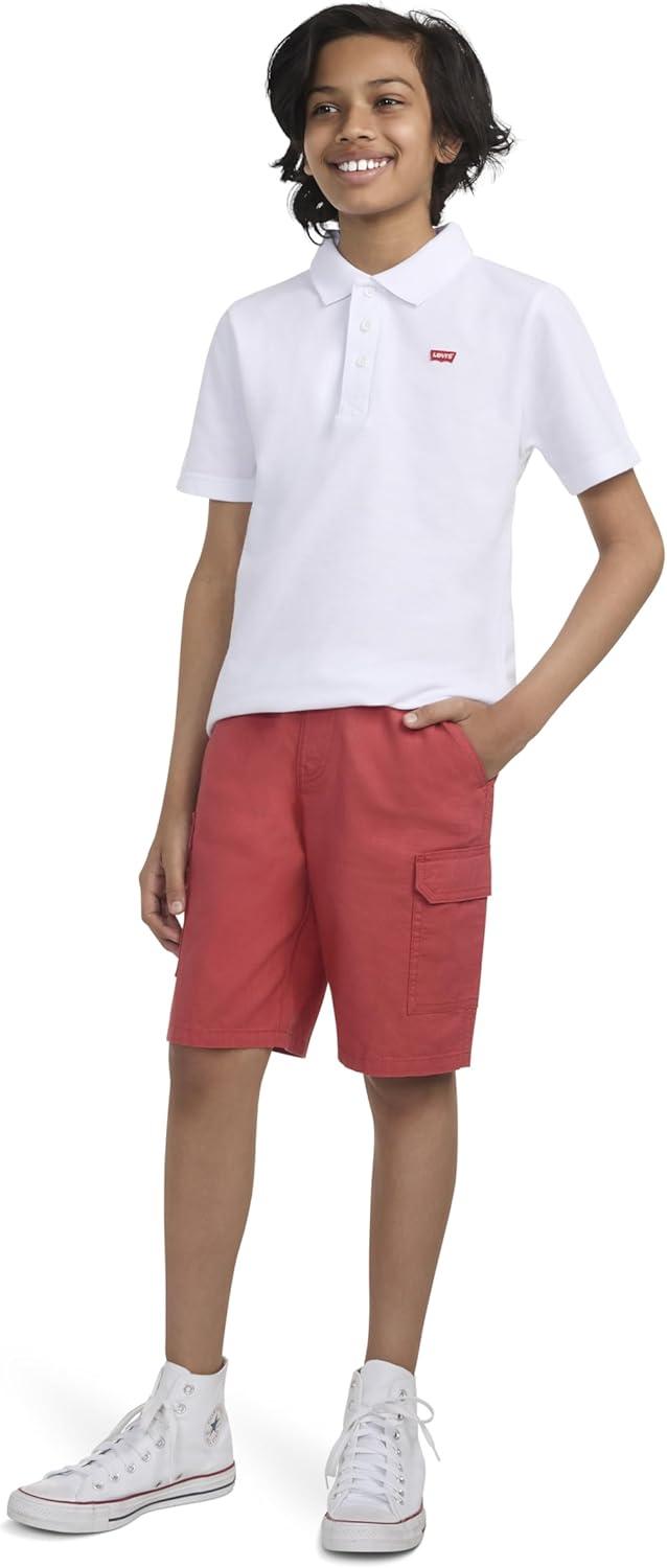 imageLevis Boys Pull on Cargo ShortsMineral Red
