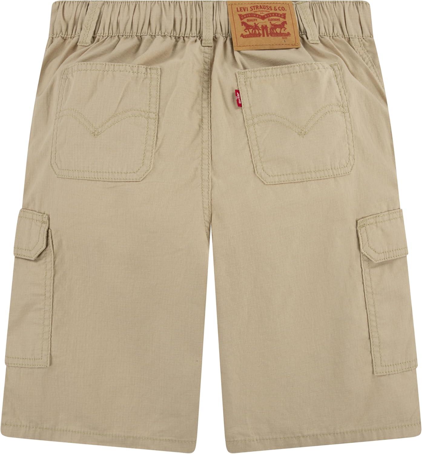 imageLevis Boys Pull on Cargo ShortsPale Khaki
