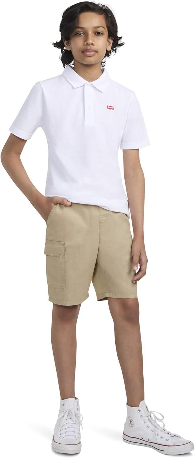 imageLevis Boys Pull on Cargo ShortsPale Khaki