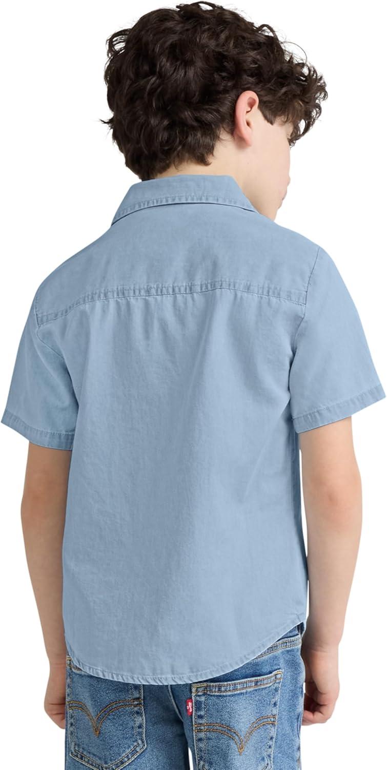 imageLevis Boys Short Sleeve Woven Button Up ShirtAvalon