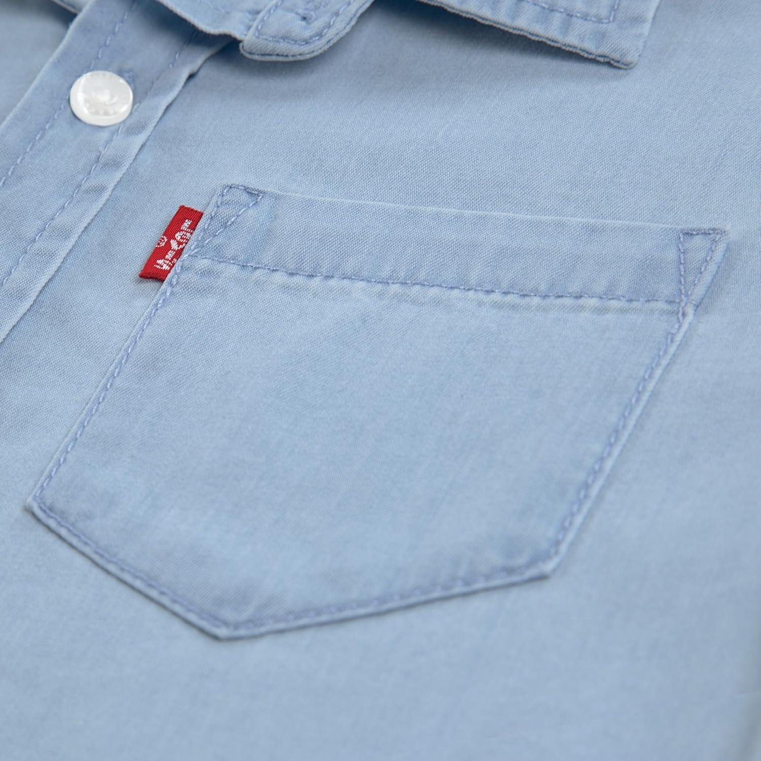 imageLevis Boys Short Sleeve Woven Button Up ShirtAvalon