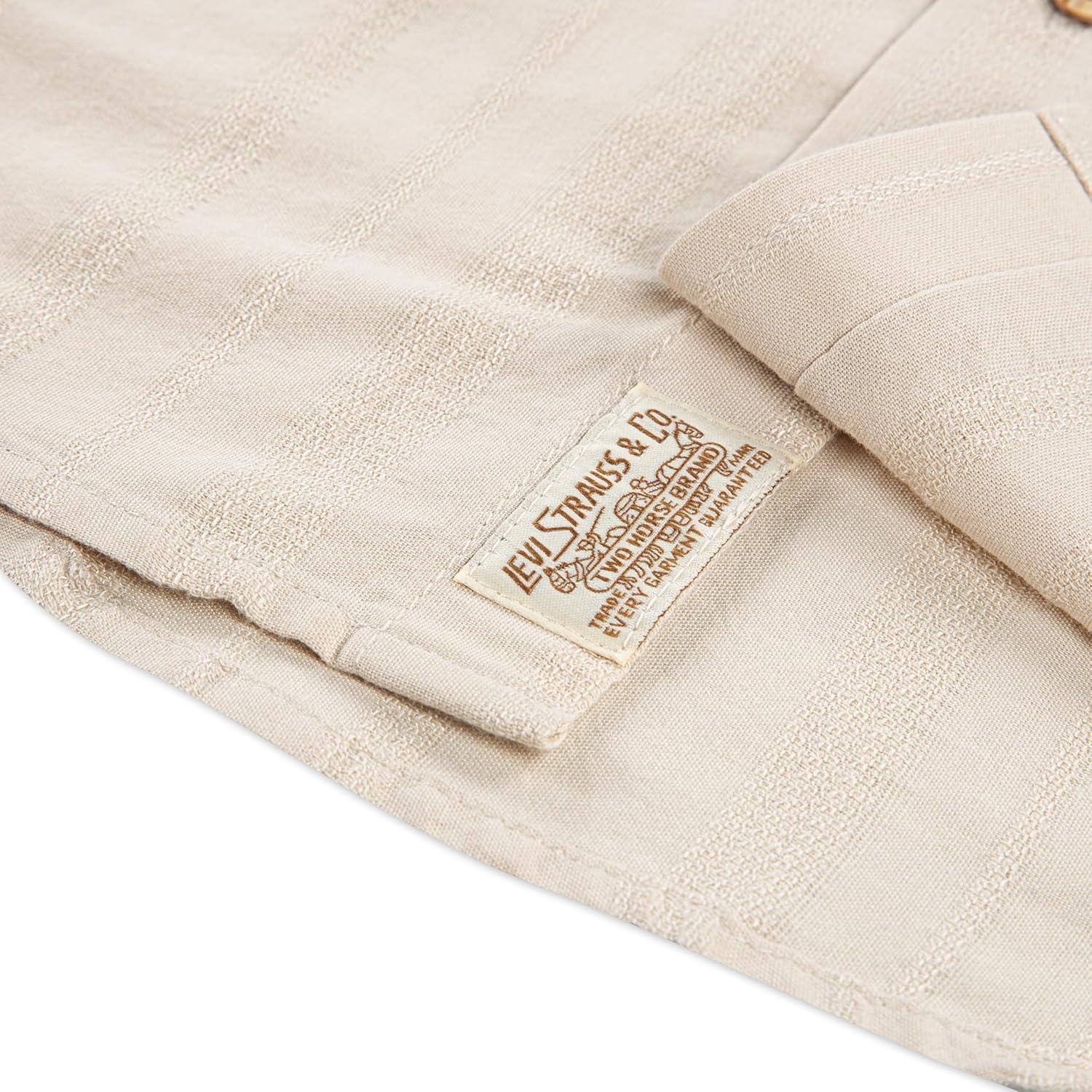 imageLevis Boys Short Sleeve Woven Button Up ShirtOatmeal