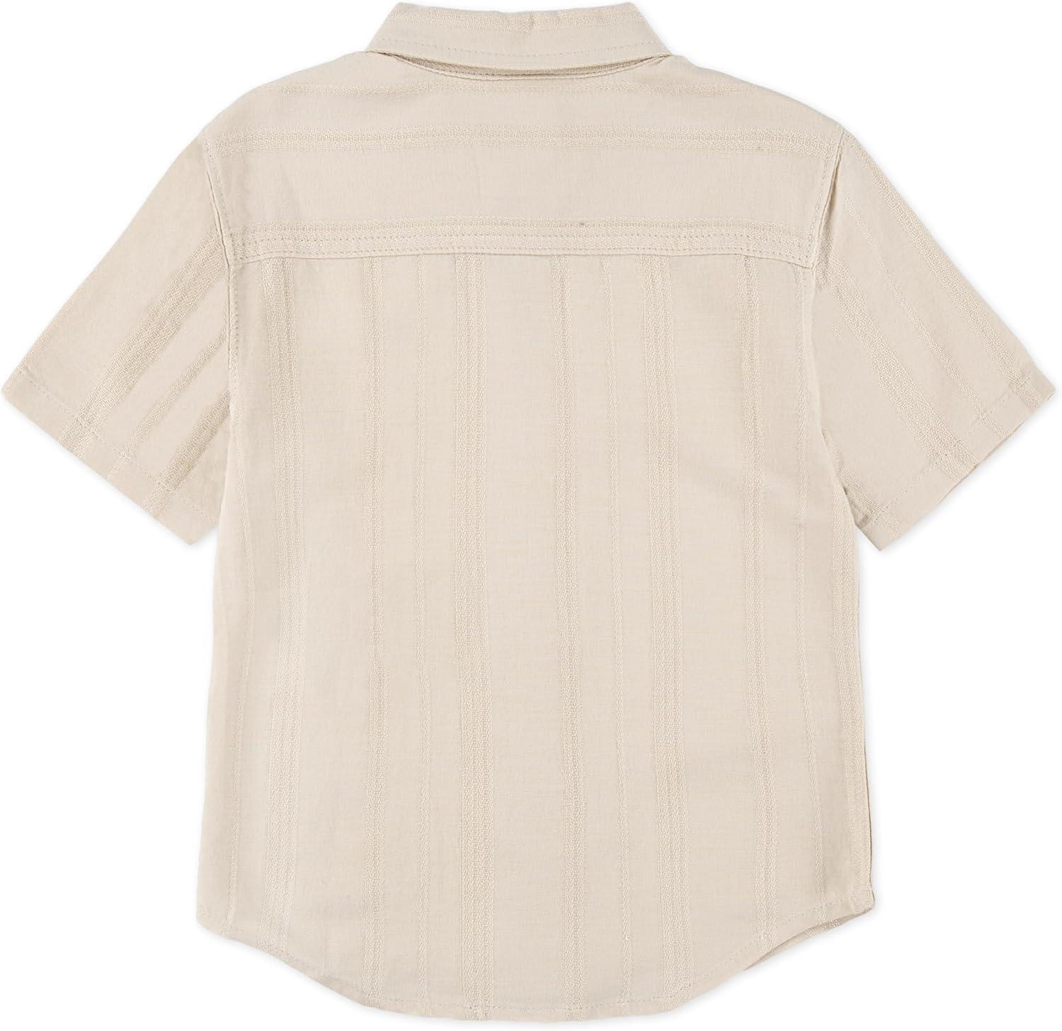 imageLevis Boys Short Sleeve Woven Button Up ShirtOatmeal