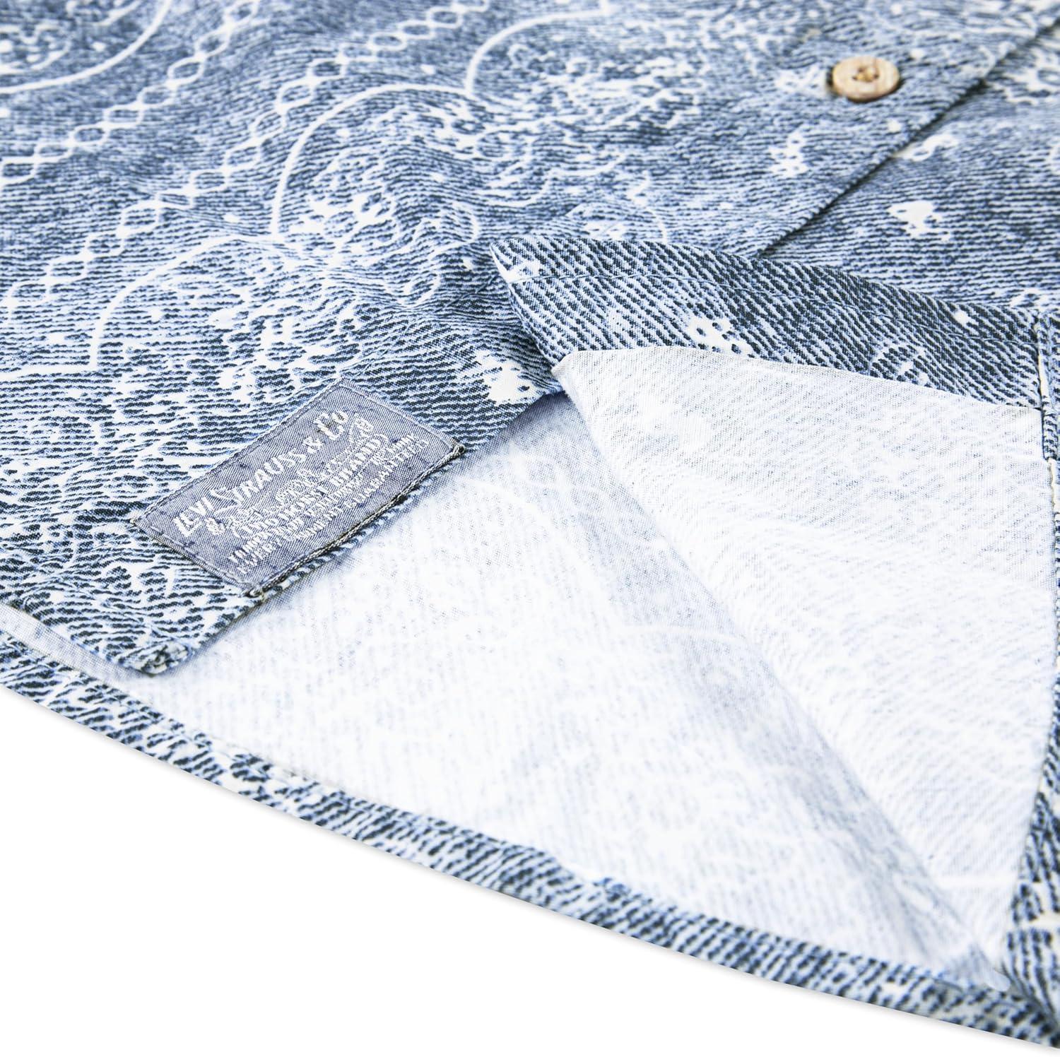 imageLevis Boys Short Sleeve Woven Button Up ShirtVintage Indigo