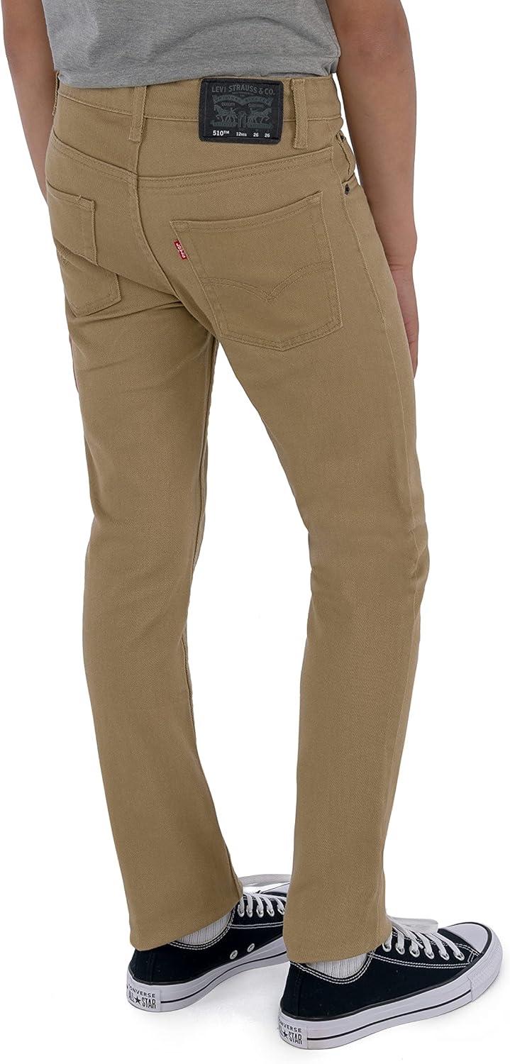 imageLevis Boys Skinny Fit JeansCloseoutBritish Khaki