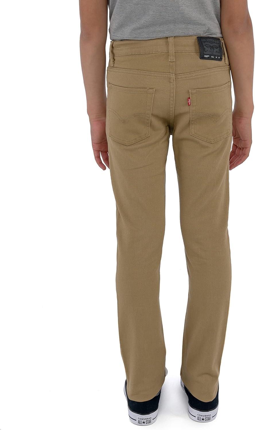 imageLevis Boys Skinny Fit JeansCloseoutBritish Khaki