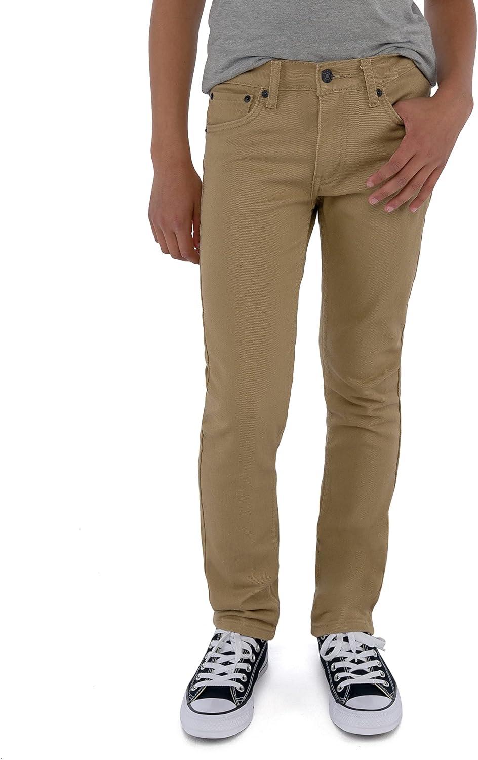 imageLevis Boys Skinny Fit JeansCloseoutBritish Khaki