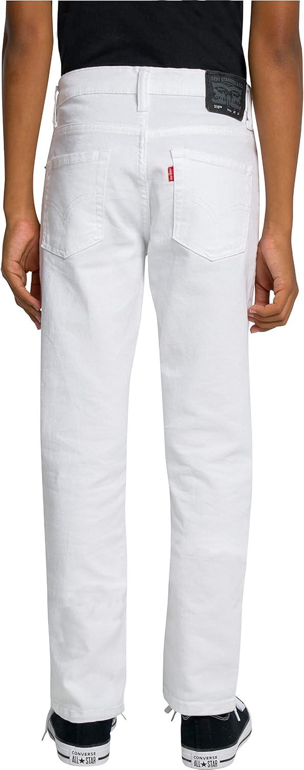 imageLevis Boys Skinny Fit JeansCloseoutWhite