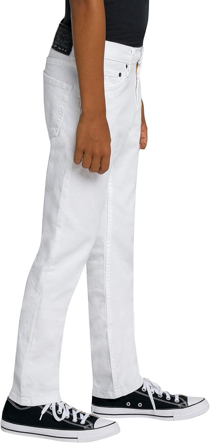 imageLevis Boys Skinny Fit JeansCloseoutWhite
